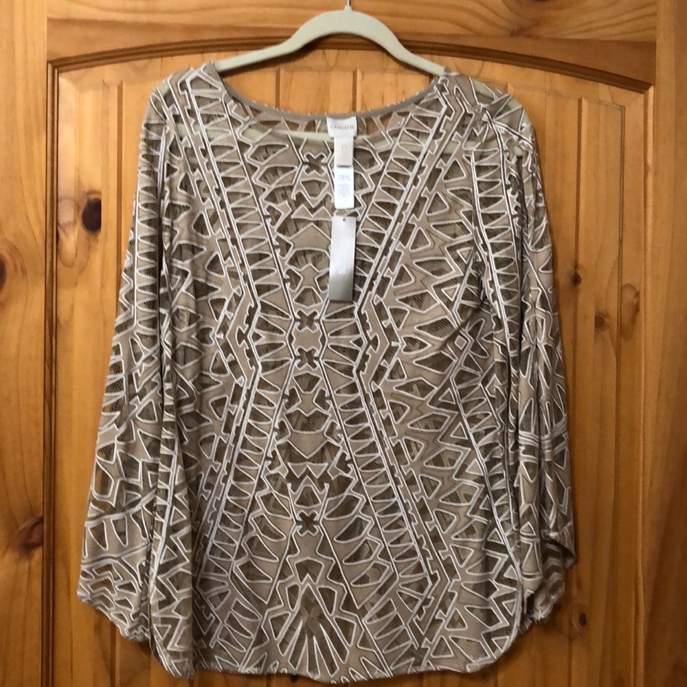 Chico’s Novelty Lace Pullover